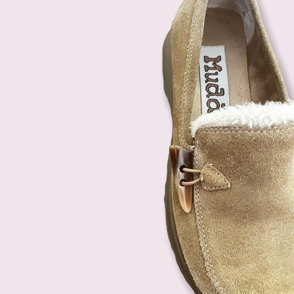 Tan Suede Women's Loafers - Picture 8 of 10